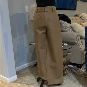 Vince Tan Pants with Label Detail